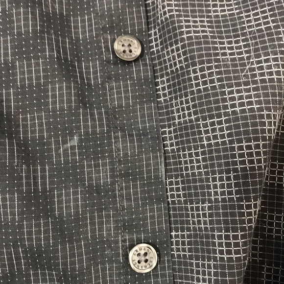 Armani Exchange black long sleeve button down Small mens dress shirt - Picture 5 of 6